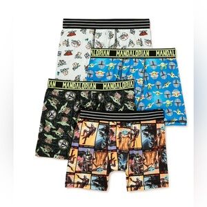 71. STARWARS Youth Boys All Over Print 4 Pack Boxer Briefs